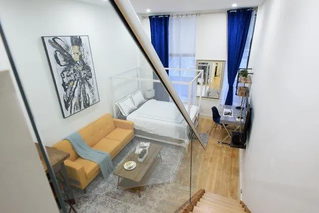 ニューヨーク75-A New Stylish Loft 1Br W D Prime Upper Eastアパートメント 米国